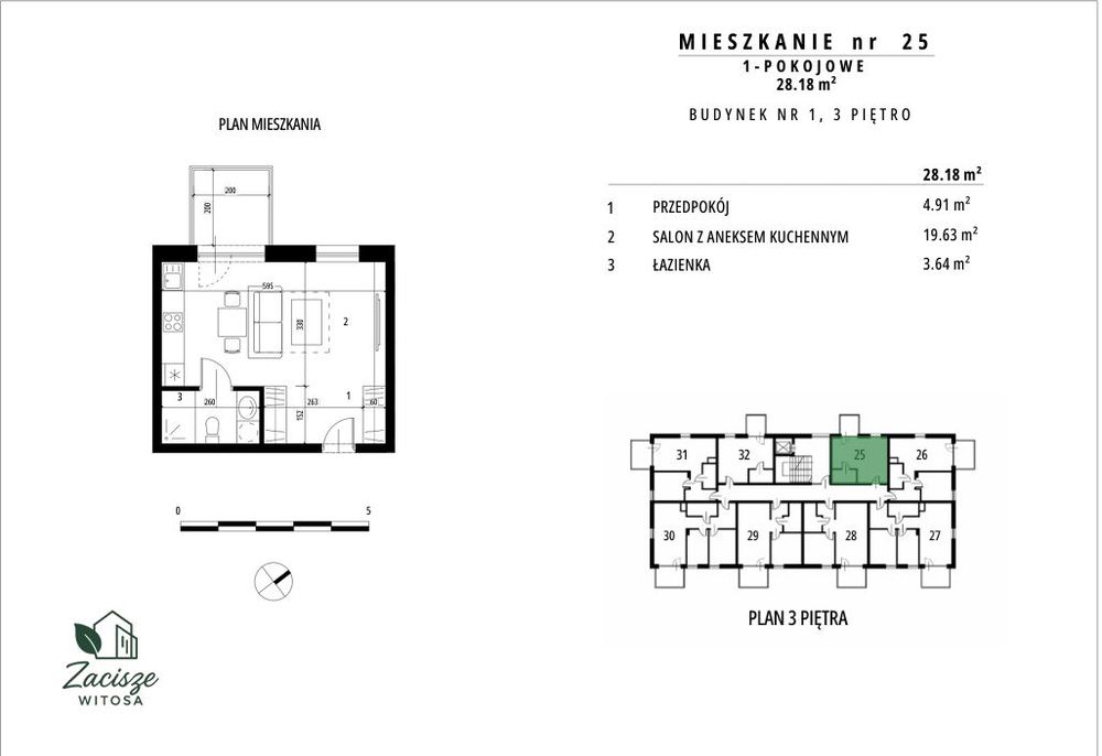 Mieszkanie nr 25 Zacisze Witosa, Chrzanów