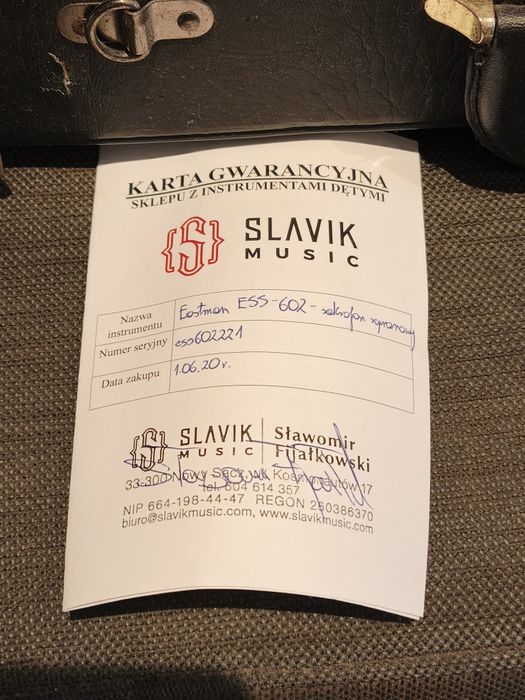 Saksofon sopranowy Eastman ESS-602