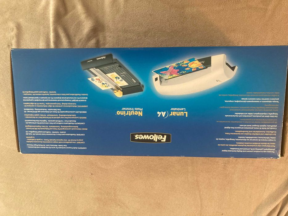Plastificadora A4 a Quente Fellowes Lunar + Guilhotina