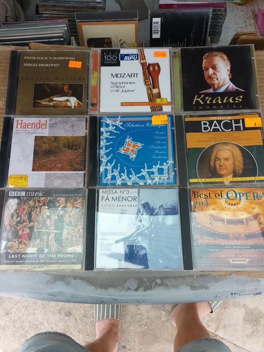 Lote de 100 Cd's musica Clássica, por 30 euros