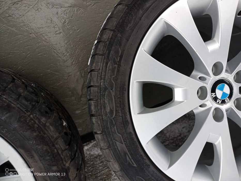 Sprzedam alu felgi org.BMW Styling 206 razem z oponami  super stan