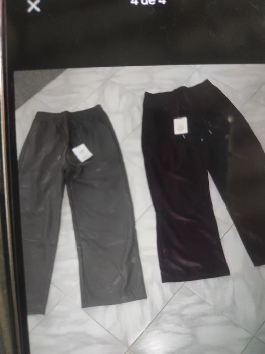 Calças pantalonas senhora novas