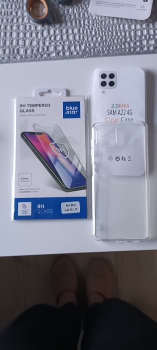 Nowe Etui + szkło Samsung Galaxy A22 4G