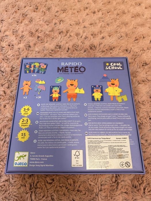 Гра Meteo DJeco логопедична 3-6 років