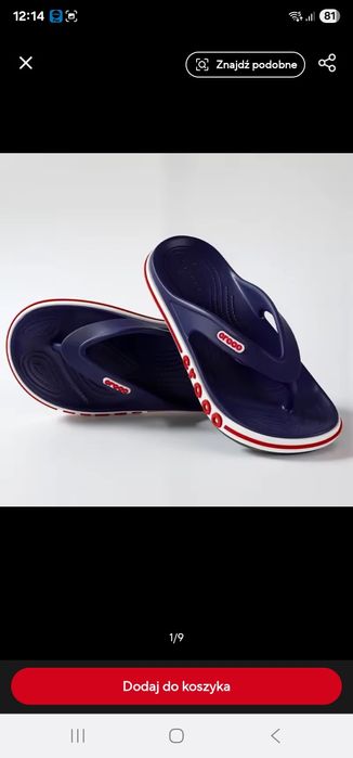 Hit unisex Crocs czarne białe 36/37/38 chodaki mule klapki