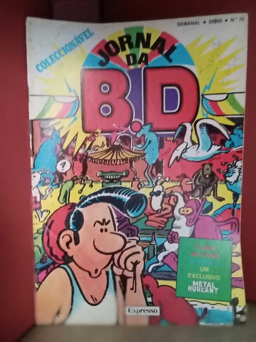 Oito revistas coleccionáveis, do jornal da BD