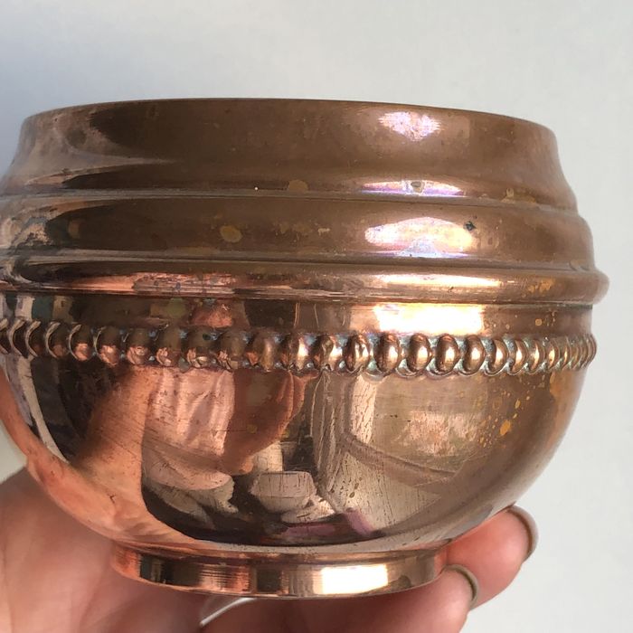 Кашпо мідь вінтаж відерце