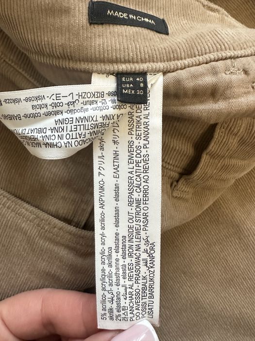 Вельветові штани Massimo Dutti. М