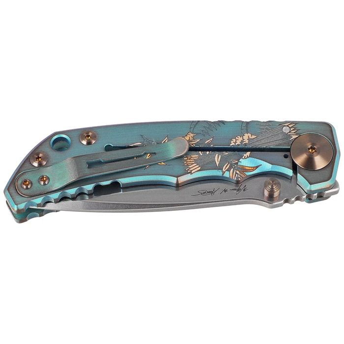 Nóż składany Spartan Blades Harsey Folder (SF5 Custom God & Country)