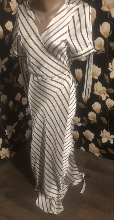 Платье на запах (длина в пол)