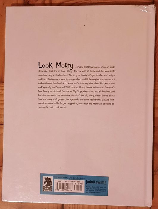 Livro The Art of Rick and Morty (novo; embalado)