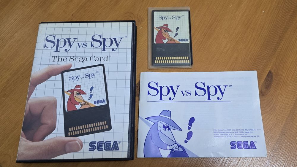 Sega Spy vs Spy Master System card