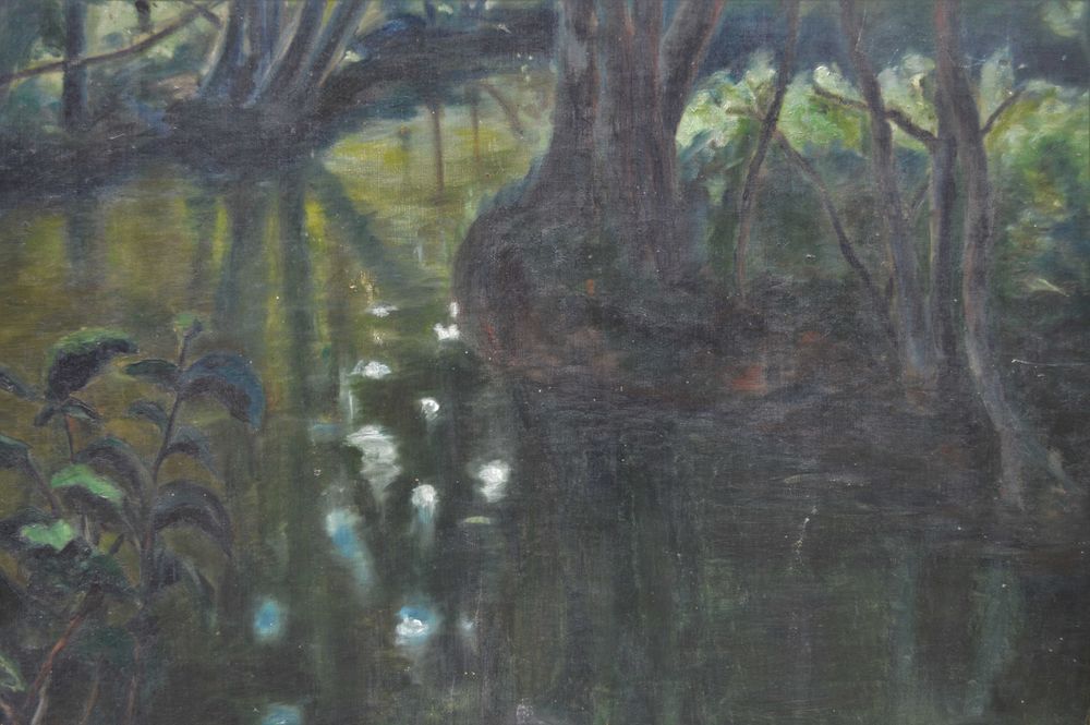 Картина з підписом художника О.Р.  "Пейзаж", 1908 рік. (136)