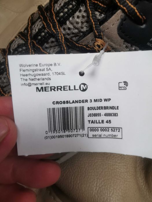 Buty Merrell Crosslander 3 Mid roz.45