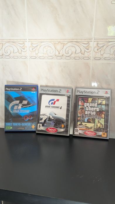 PS2 Aqua Blue + Jogos