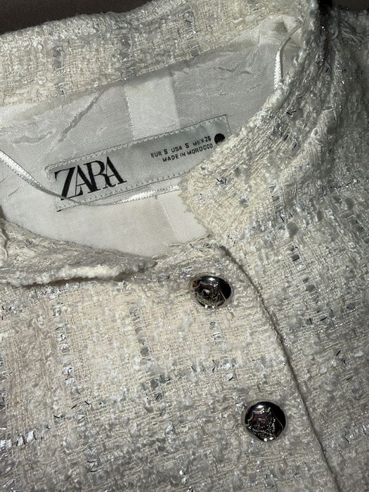 Жакет Зара Zara твідовий легкий