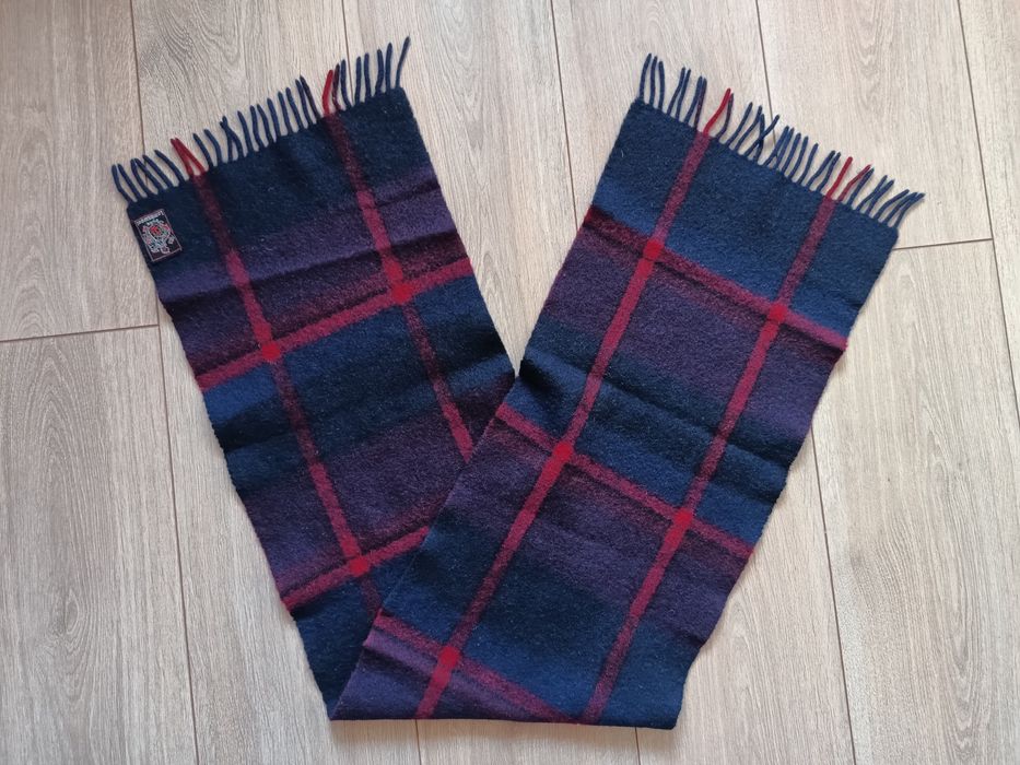 Wełniany szal w szkocką kratę Pure Lambswool