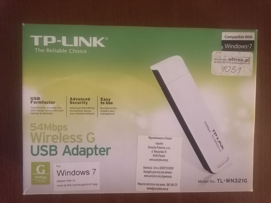 Adapter WiFi, Karta sieciowa TP-Link