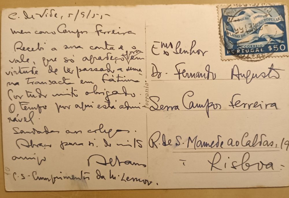 Postal antigo Castelo de Vide