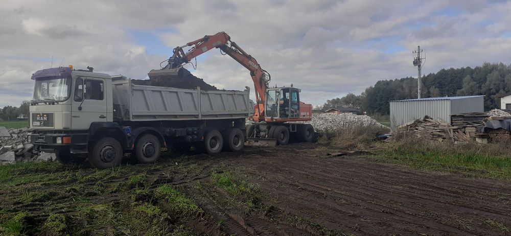 Wyburzenia Rozbiórki Wykopy Niwelacja Wymiana Kopanie Koparka Ziemne