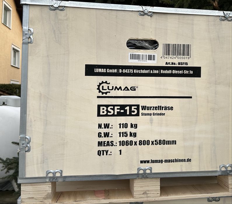 Frezarka, karczownik do pni BSF-15