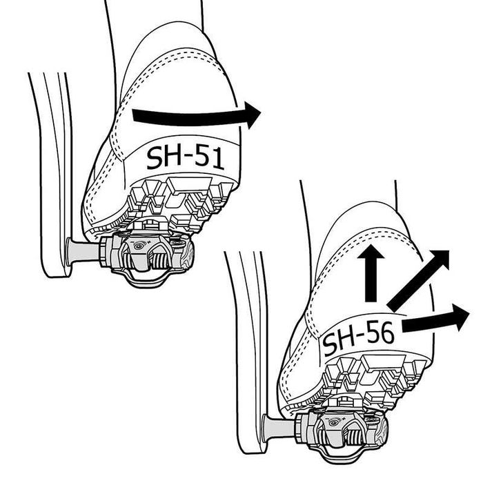 Шипи Shimano SPD-SL SM-SH10/11/12 шосейні, для MTB SM-SH51, SH56 SPD