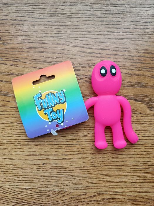 Іграшка-антистрес "Гнучкий чоловічок", рожевий