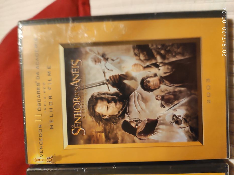 [selados] DVD Filmes Trilogia do Senhor dos anéis