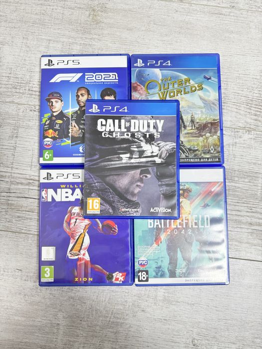 Диски для Sony PayStation 4/5 по 600 грн в каруселі більше