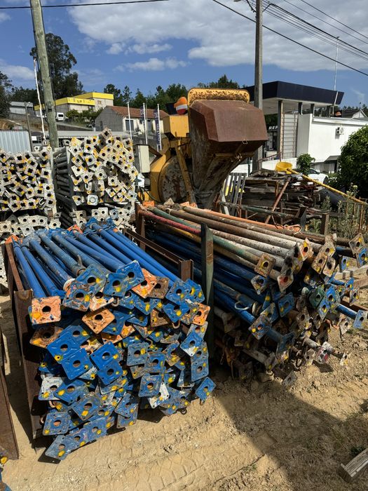 Prumos/escoras usadas