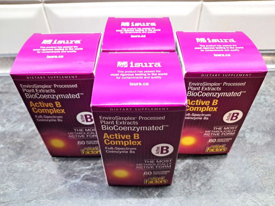 Natural Factors, BioCoenzymated Active B Complex (60 капс.) витамины В