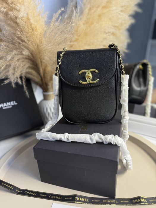 Сумка Chanel Makeup vintage для смартфону. Сумка шанель