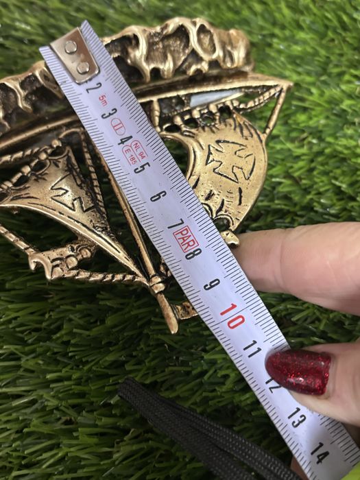 Barco em latao de decoraçao