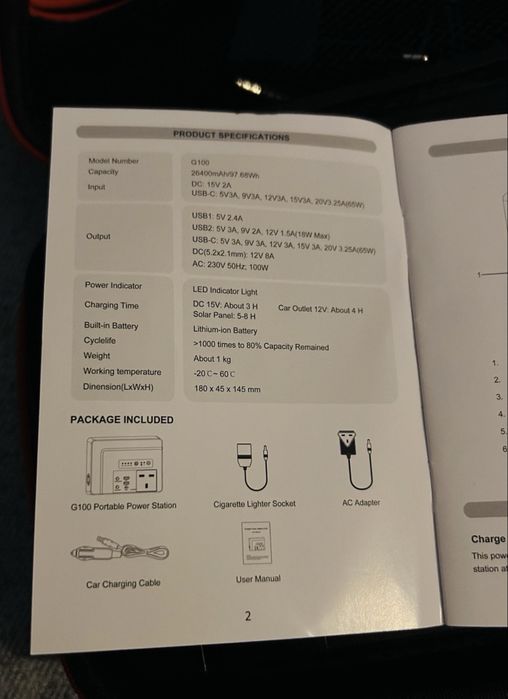 Power Bank Powkey G100