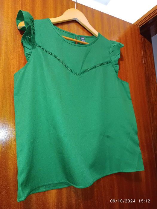 Blusa verde tam. M