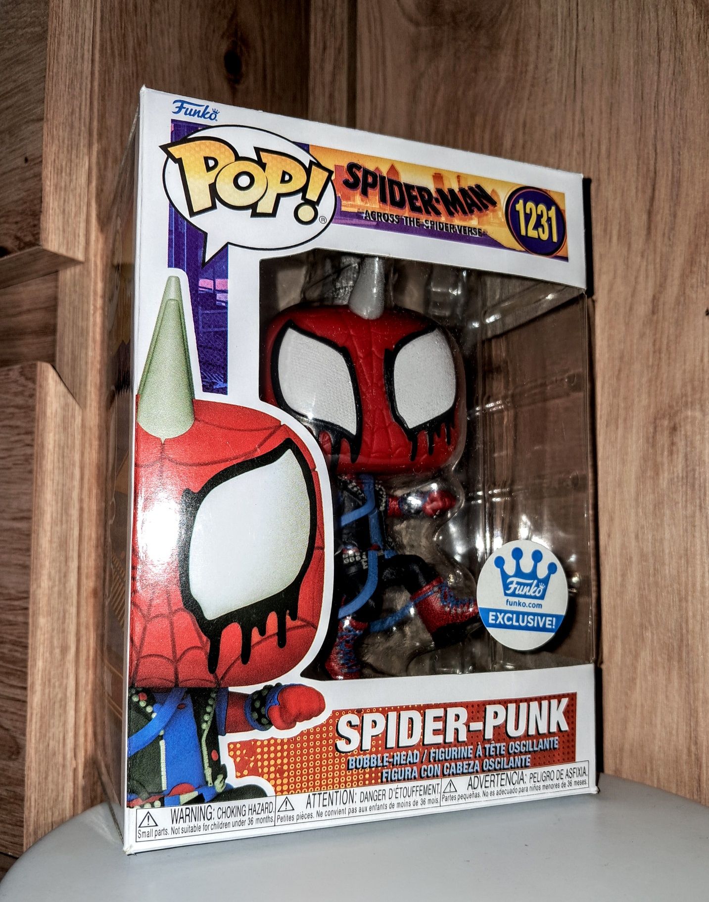 Marvel Spider-Man: Across the Spider-Verse Spider-Punk Funko