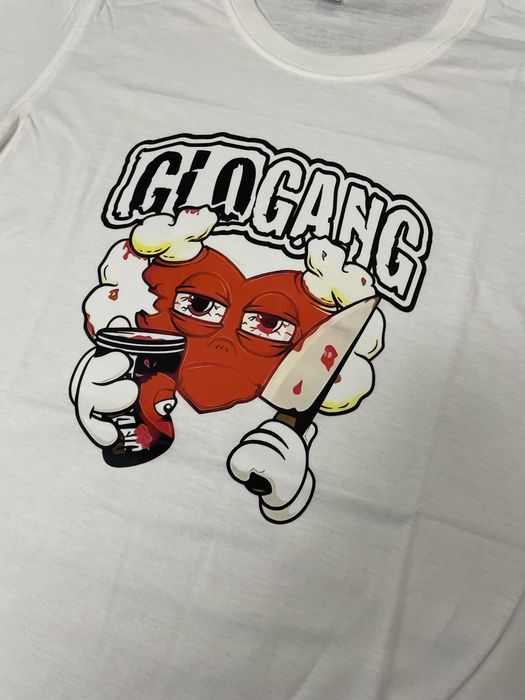 Футболка Glo Gang сердце / гло генг