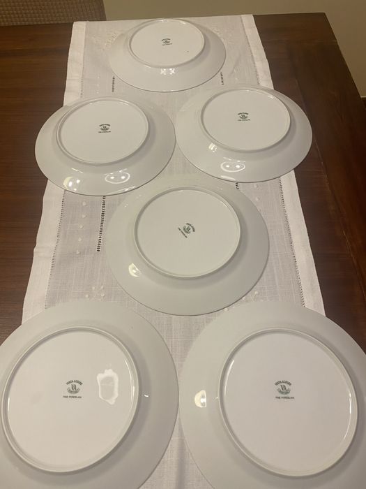 Coleçao 6 Pratos Passaros Vista Alegre