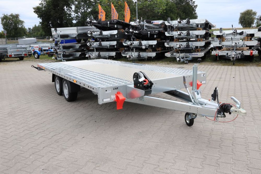 TEMARED CAR DECK 4521/2 S 2,7T 450x215cm  Wypełnienie blachą aluminiową DMC 2700kg Koła 195R13C