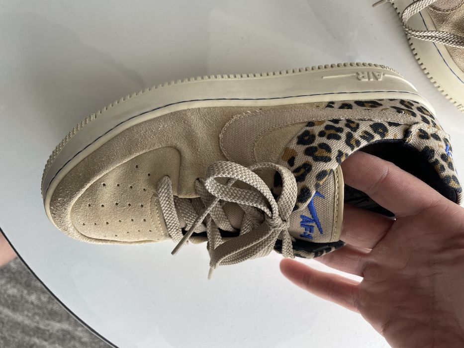 Кеди Nike Air Force 1 Sage Low (Leopard Print)