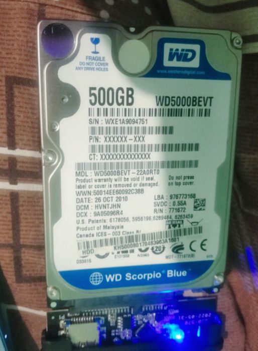 Жёсткий диск 500 gb
