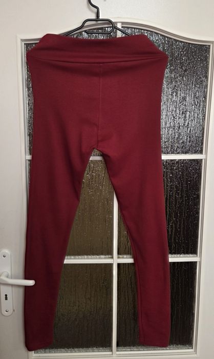 Legginsy Damskie Bordowe S/M 39