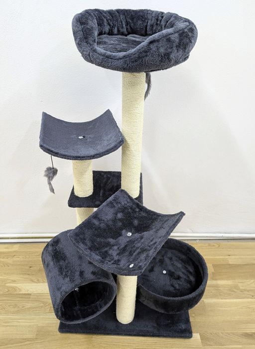 Penelope Drapak dla Kota Ciemnoszary 55x40x116cm ŚREDNIEJ WIELKOŚCI OT