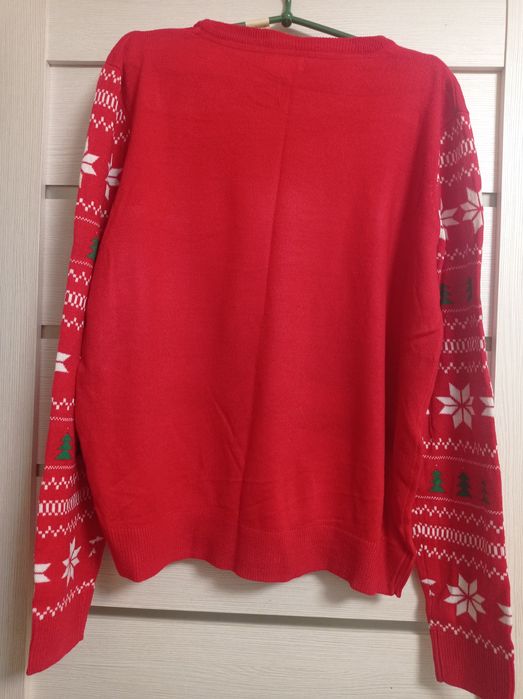 Новорічний жіночий светр, розмір хл