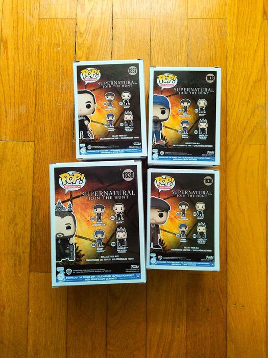 Funko POP! Supernatural  1836, 1837, 1838, 1839