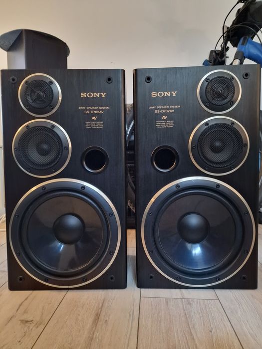 Kolumny SONY SS-D702AV | 3-Way | Magnetycznie Ekranowane | Maskownice