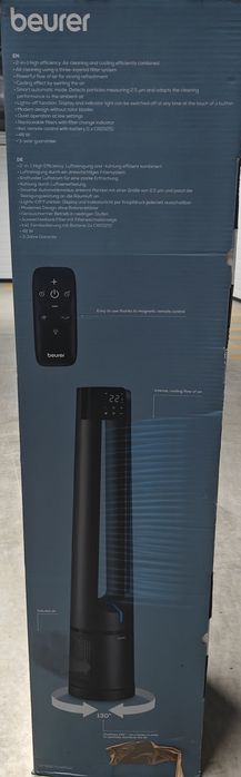 Ventilador / purificador de ar NOVO