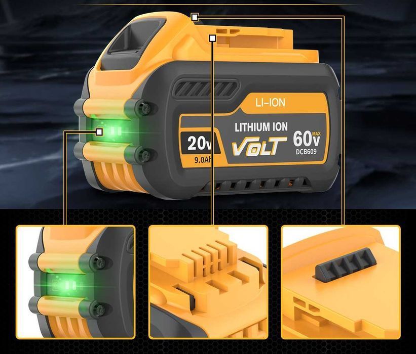 Akumulator bateria zamiennik Dewalt DCB609 DCB546 DCB182 9Ah FLEXVOLT