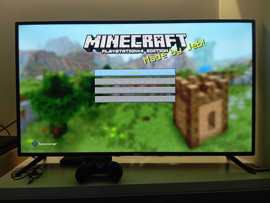 PS4 slim COMO NOVA PlayStation 4, comando NOVO, 6 jogos (retomo jogos)