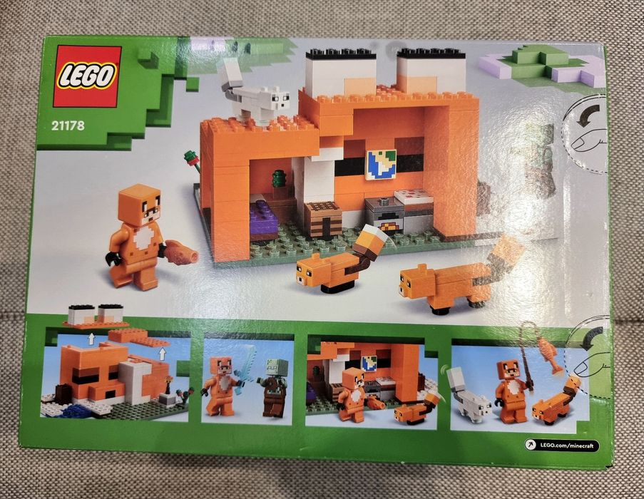 21178 LEGO Minecraft Siedlisko lisów The Fox Lodge - nowy na prezent